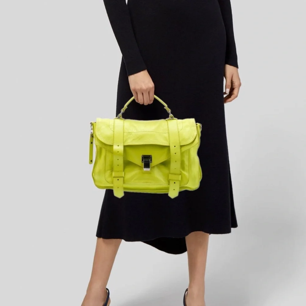 Proenza Schouler PS1 Medium Satchel Sulfer - Picture 2 of 15